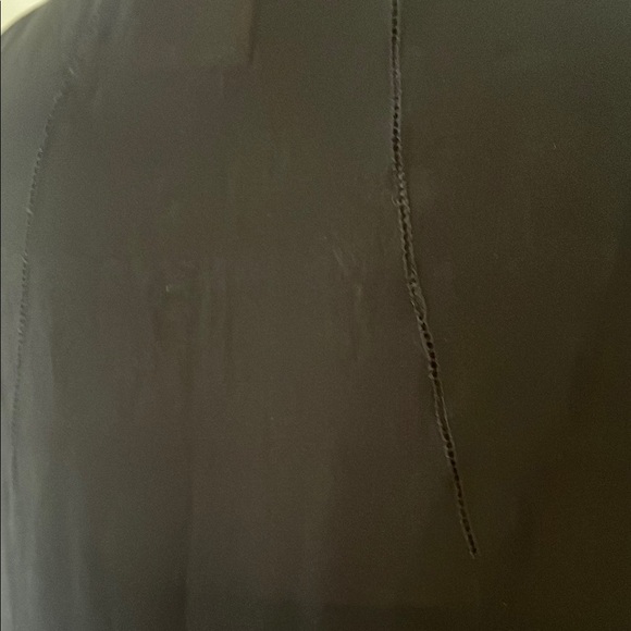 Tory Burch Silk Chiffon Black Sleeveless Women's Top with Seaming Details - Picture 6 of 10